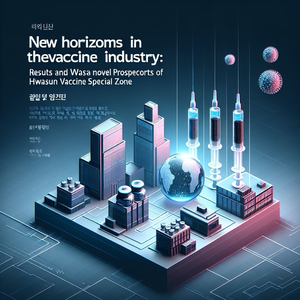 [백신산업의 새 지평: 화순백신산업특구의 성과와 미래 전망]