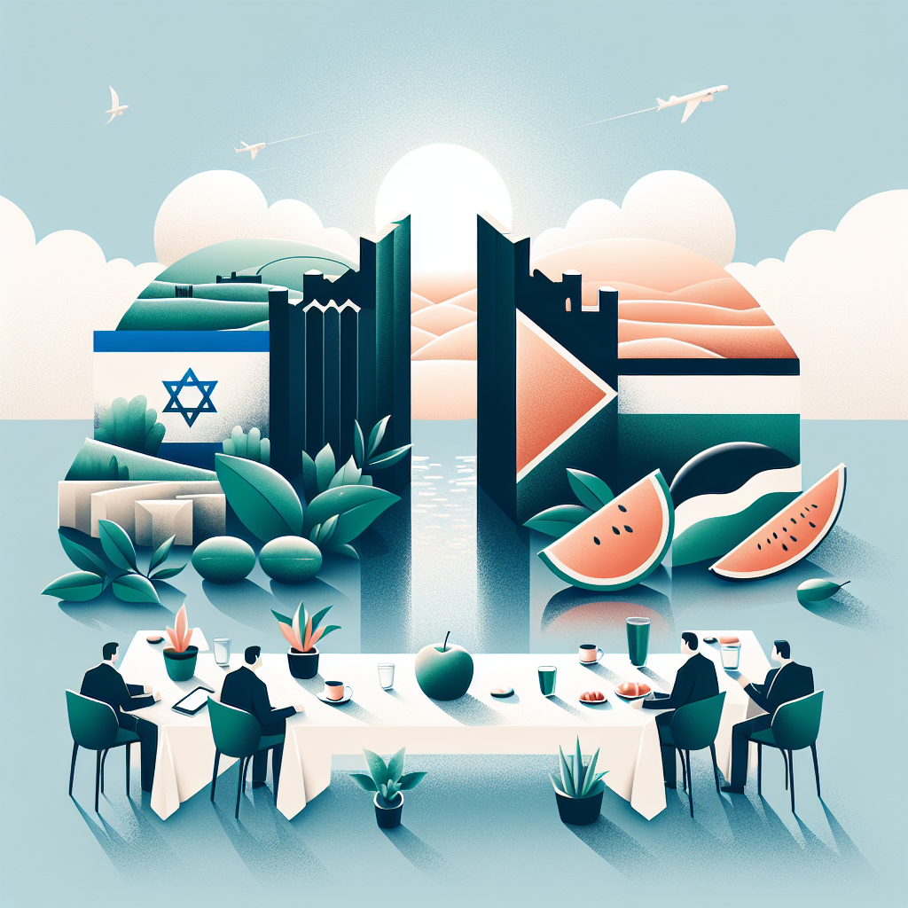 [평화 교섭에서 한 걸음: 이스라엘과 팔레스타인의 대화 시작]