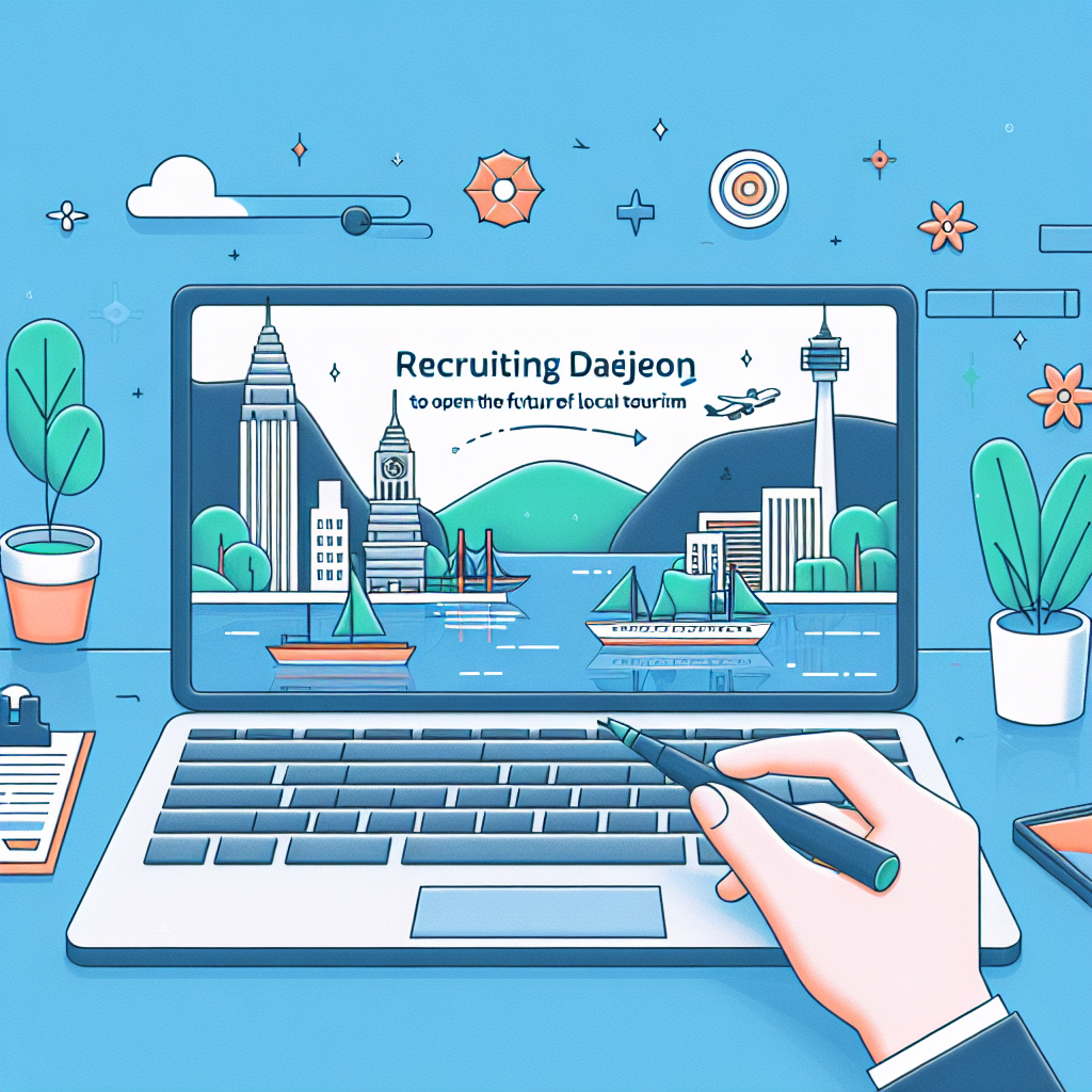 지역 관광의 미래를 열어갈 대전·세종 스타트업 모집